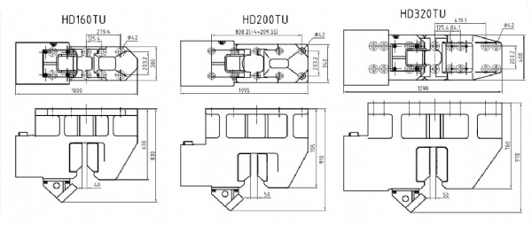 hd系列振動(dòng)樁錘夾具