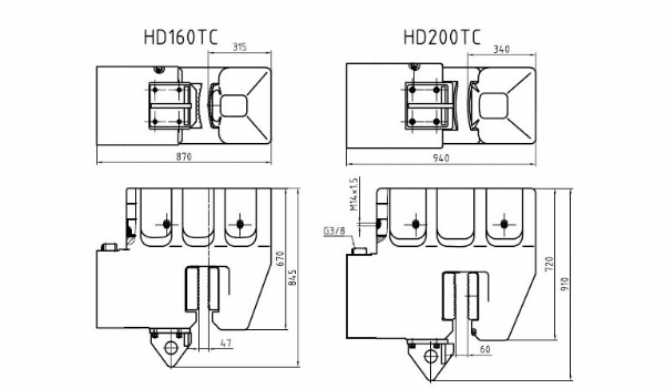 hd系列振動(dòng)樁錘夾具